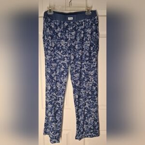 Steve Madden Blue Floral Pajama Pants